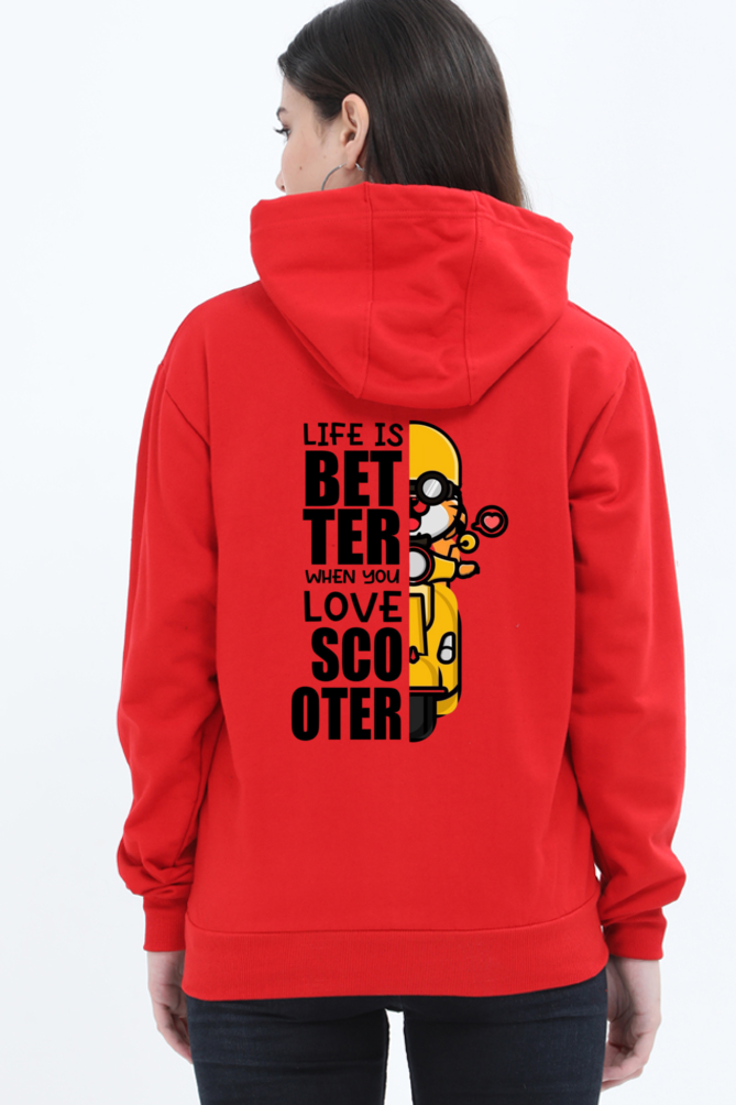 Life Is Better When You Love Scooter - Unisex Hoodie