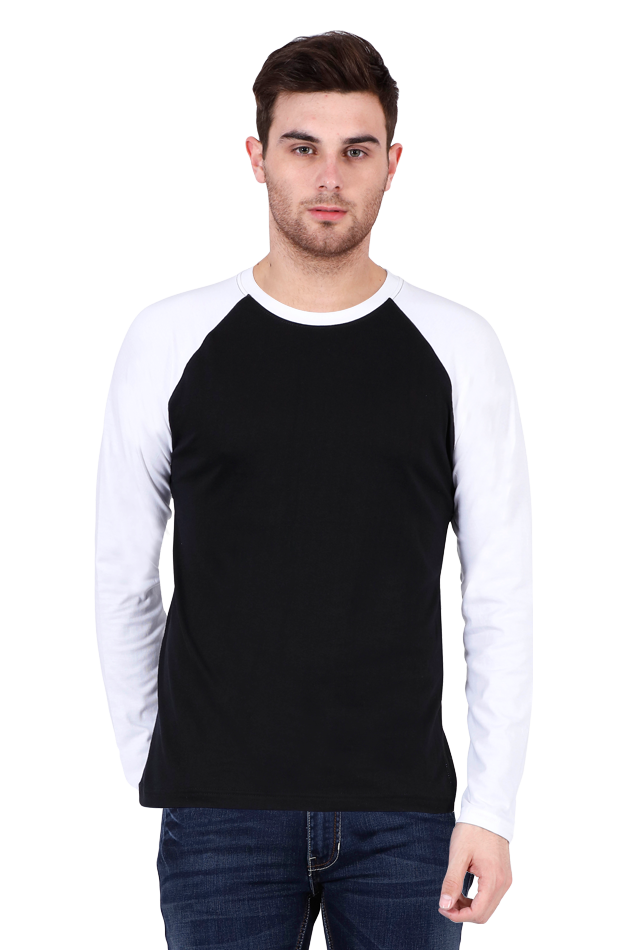 Men's Plain Raglan T Shirt