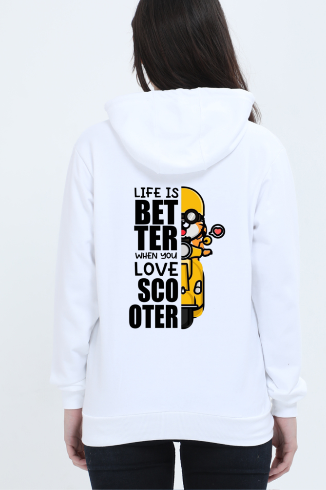 Life Is Better When You Love Scooter - Unisex Hoodie