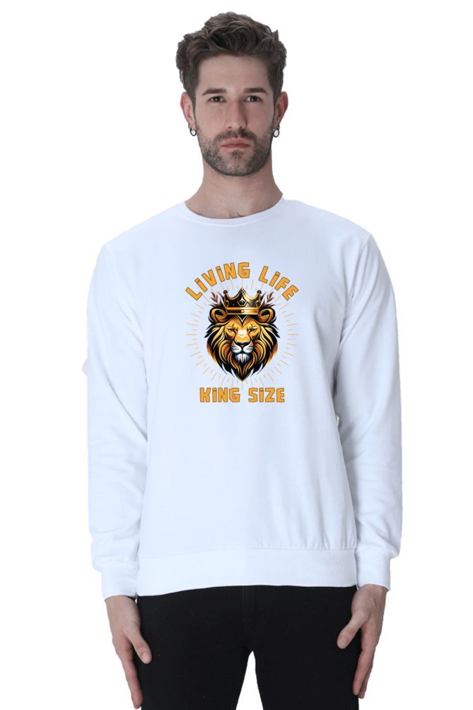 Living Life King Size - Men's Sweatshirt