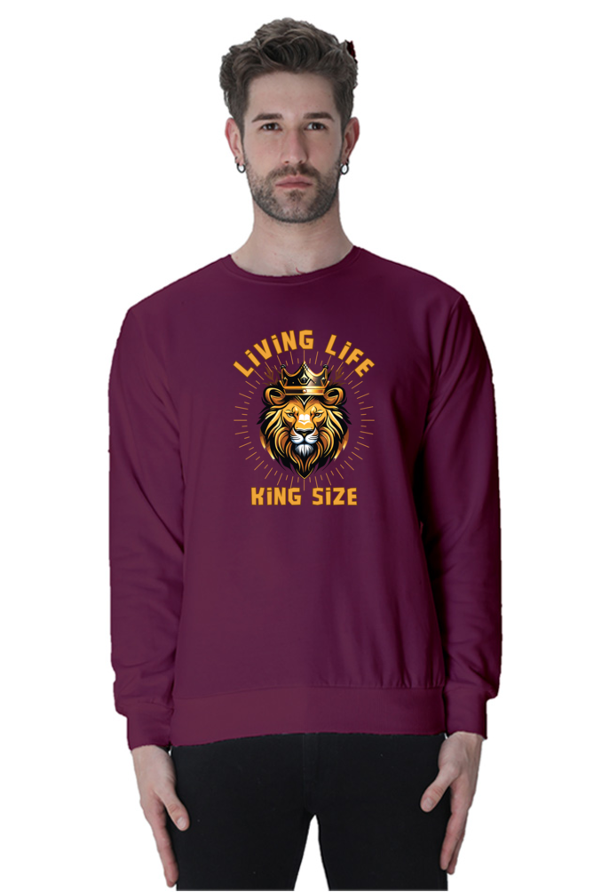 Living Life King Size - Men's Sweatshirt