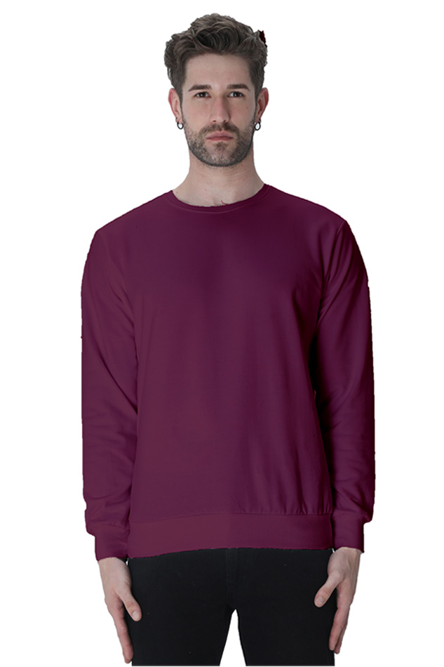 Unisex Plain Sweatshirt
