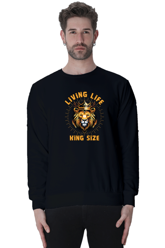 Living Life King Size - Men's Sweatshirt