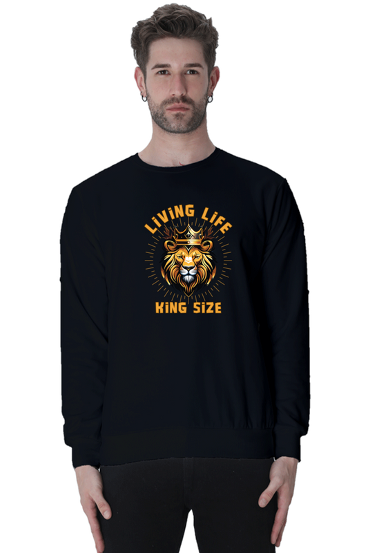 Living Life King Size - Men's Sweatshirt