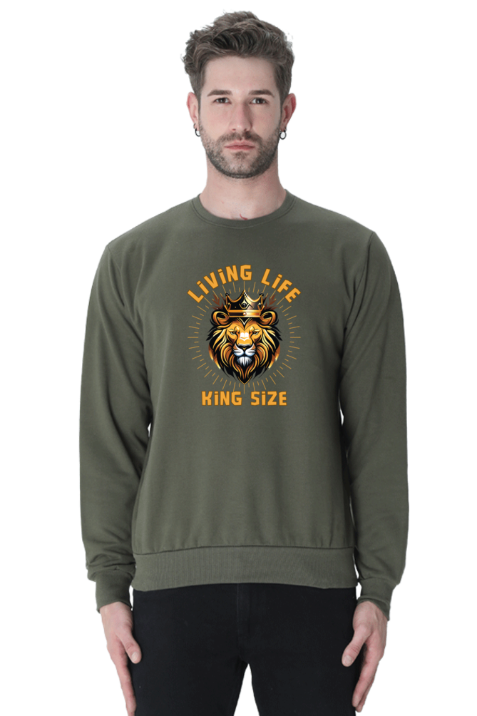Living Life King Size - Men's Sweatshirt