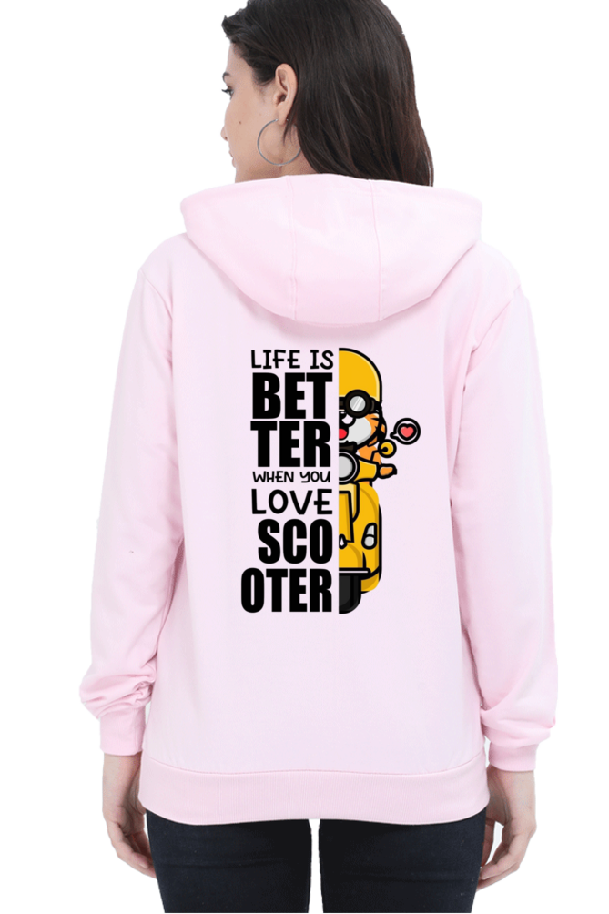 Life Is Better When You Love Scooter - Unisex Hoodie