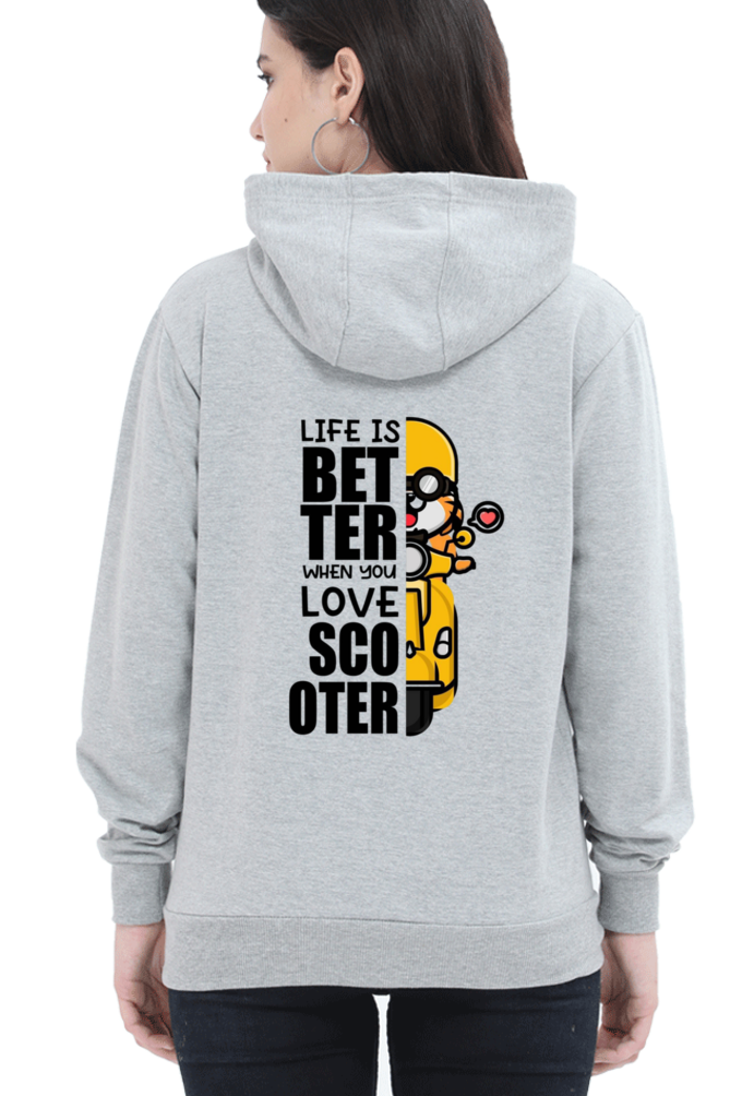 Life Is Better When You Love Scooter - Unisex Hoodie