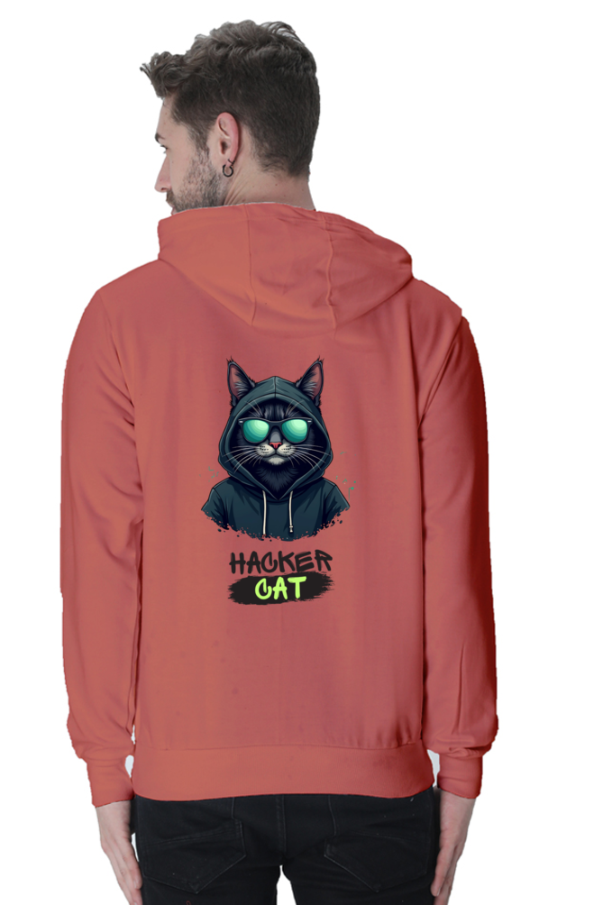 Hacker Cat - Men's Hooded Sweatshirt