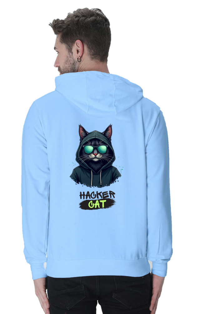 Hacker Cat - Men's Hooded Sweatshirt