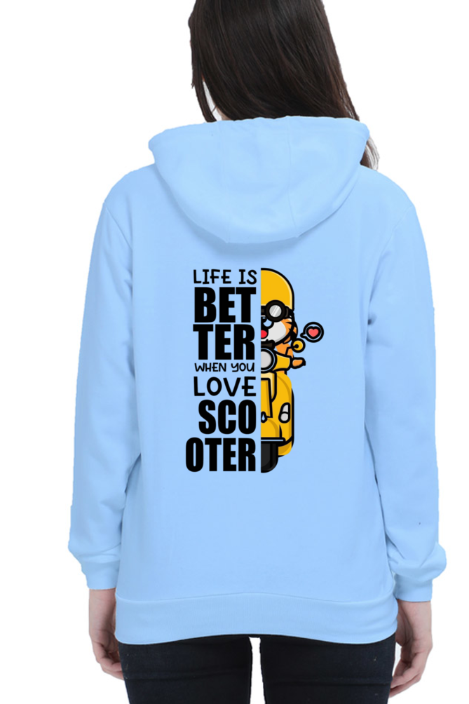 Life Is Better When You Love Scooter - Unisex Hoodie