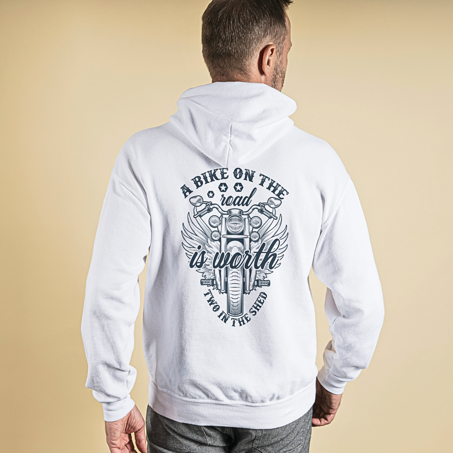 A Bike On The Road - Men's Zipped Hoodie
