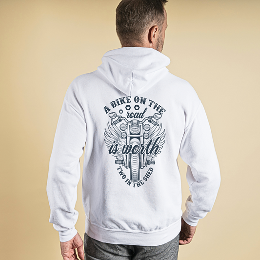 A Bike On The Road - Men's Zipped Hoodie