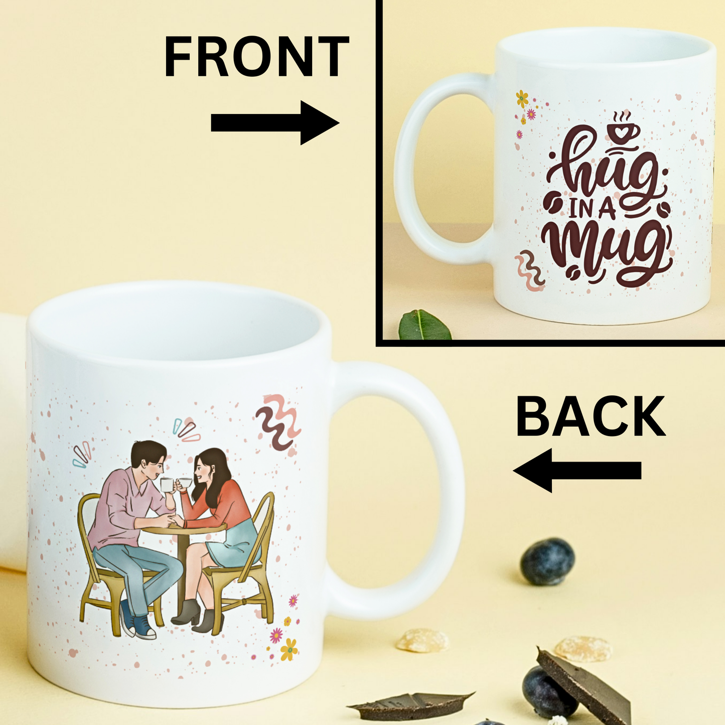Hug In A Mug - Ceramic Mug