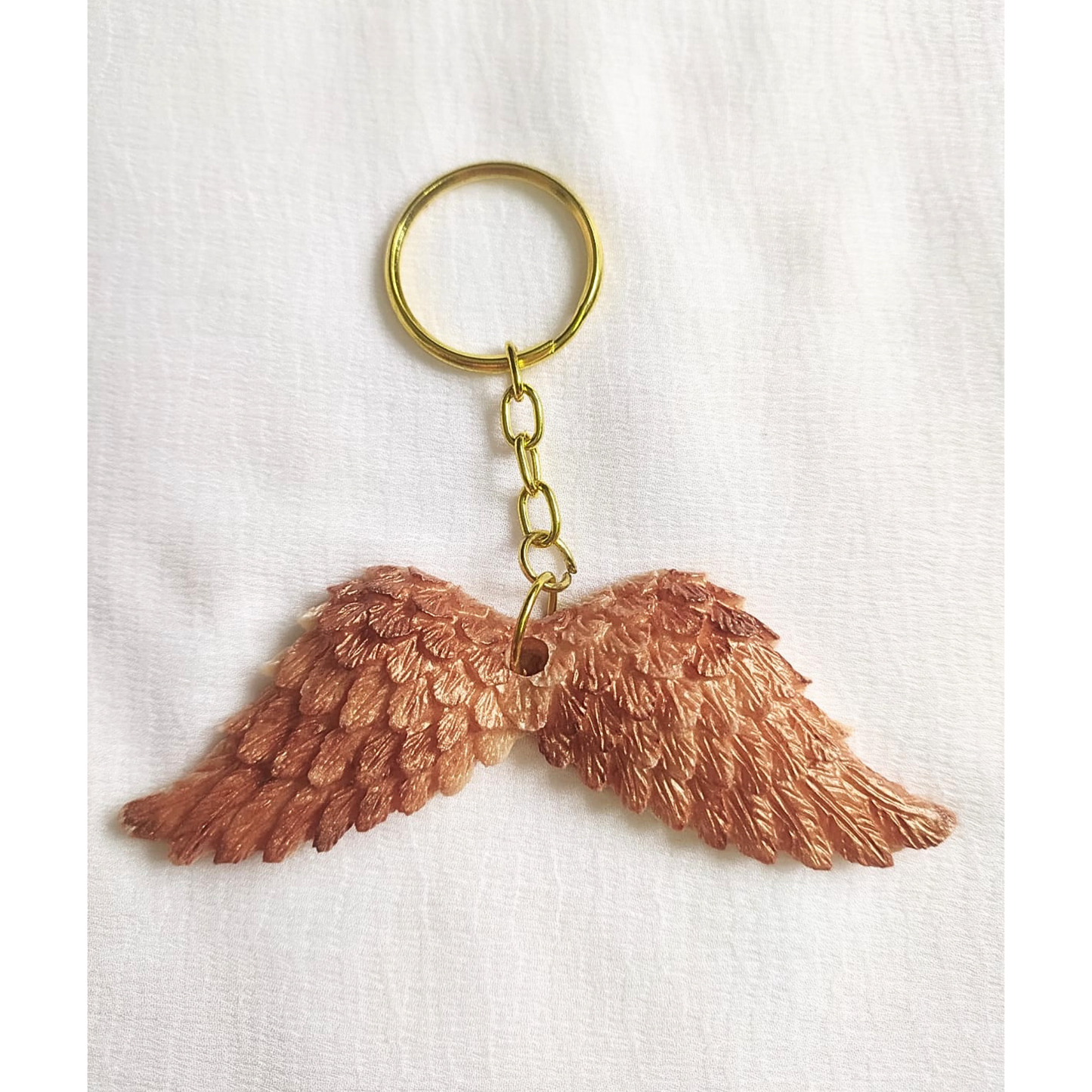 Sunset Angel Wings Resin Keychain/Wall Hanging