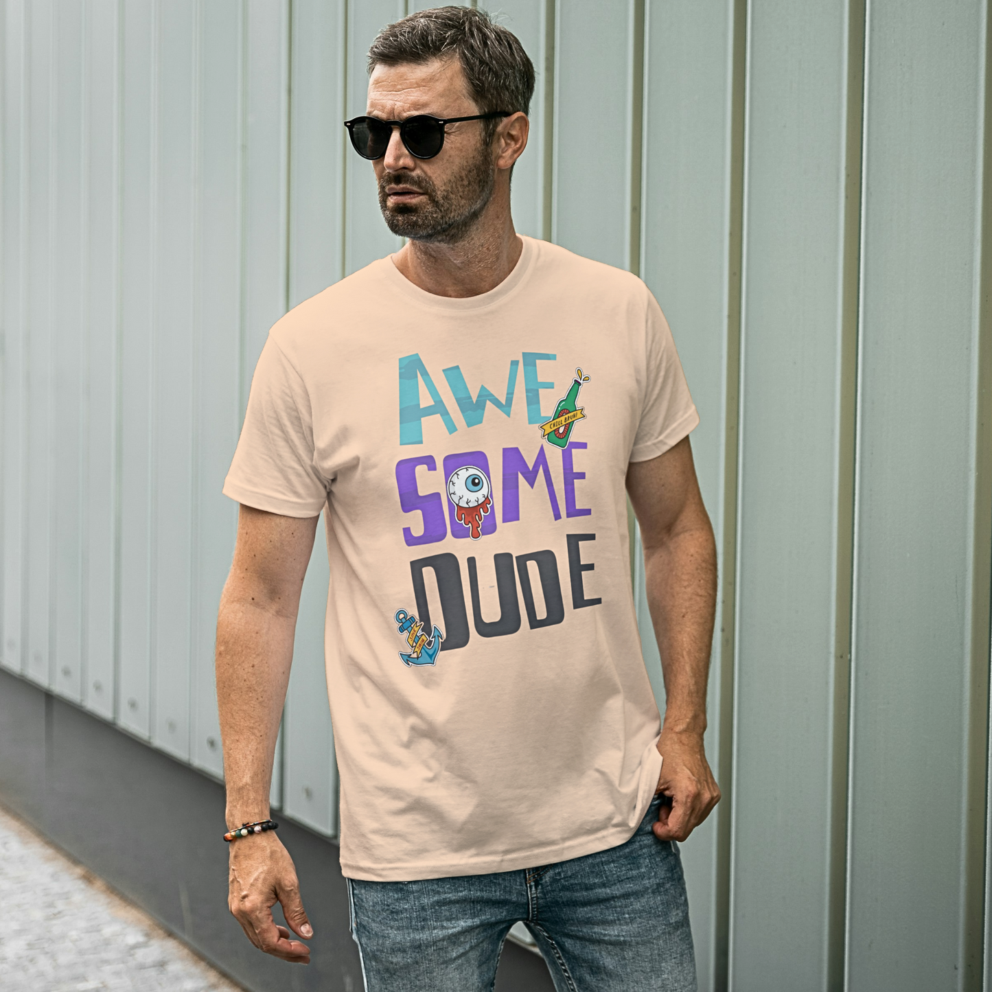 Awesome Dude - Men's T Shirt