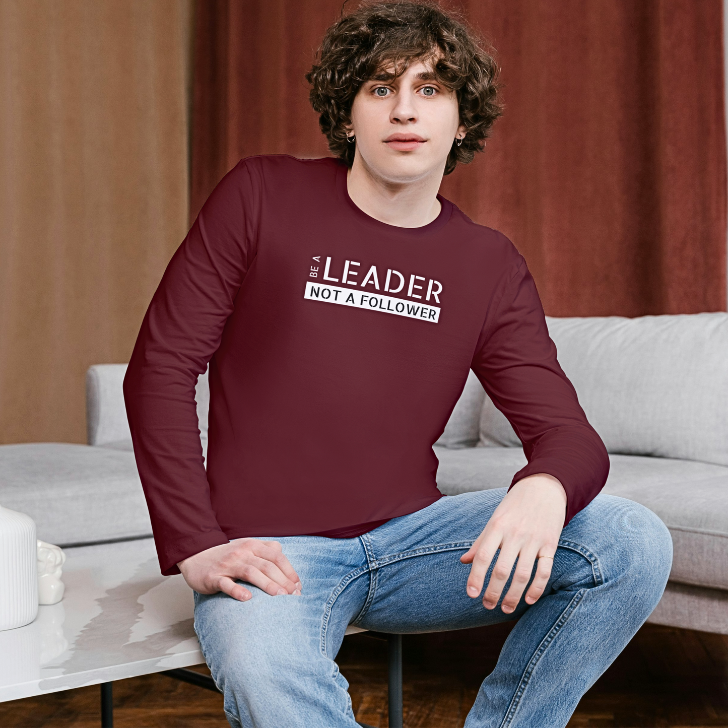Be A Leader Not A Follower - Men's T Shirt