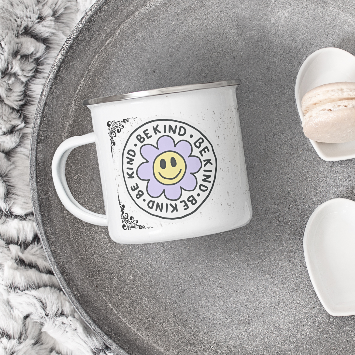Be Kind To Your Mind - Enamel Mug