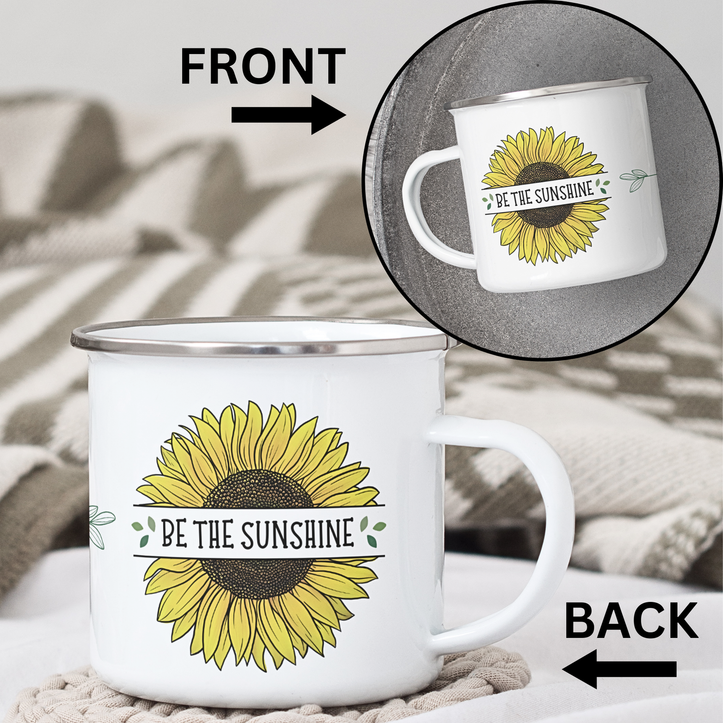 Be The Sunshine - Enamel Mug