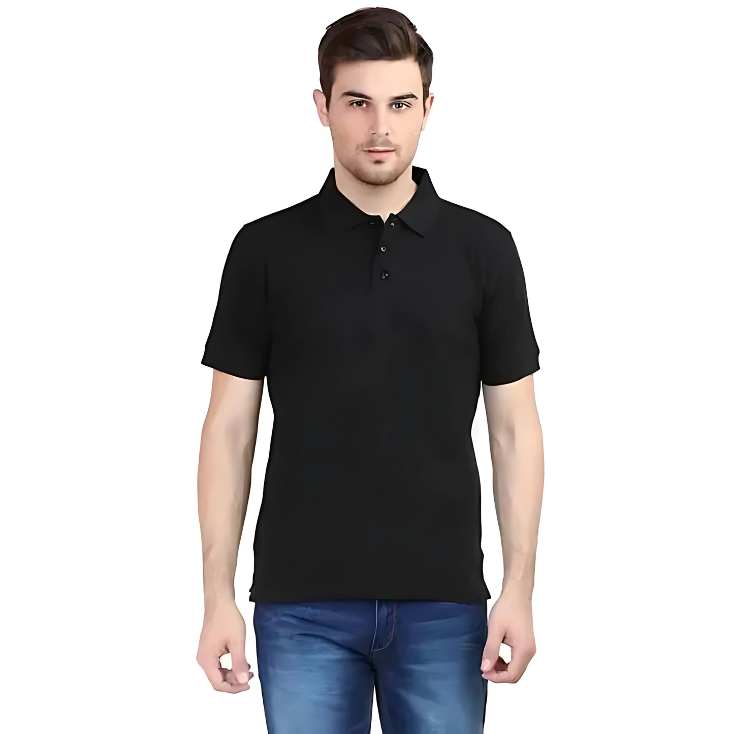Men's Plain Polo T Shirt