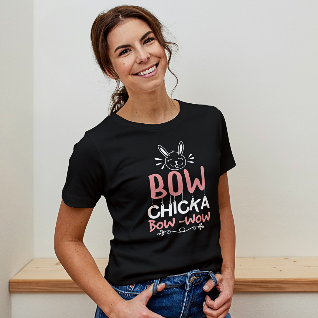 Bow Chicka Bow Wow - Women's T-Shirt