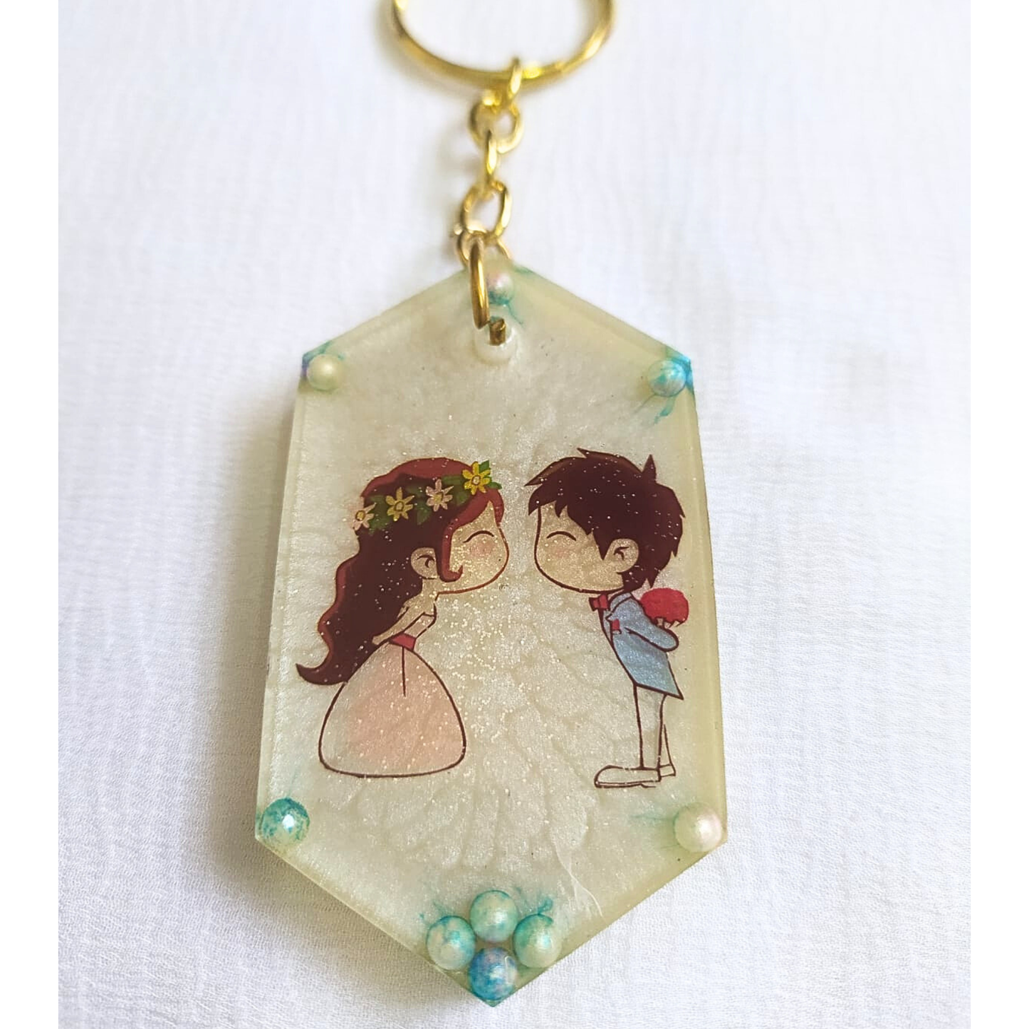 Sweethearts- Resin Keychain