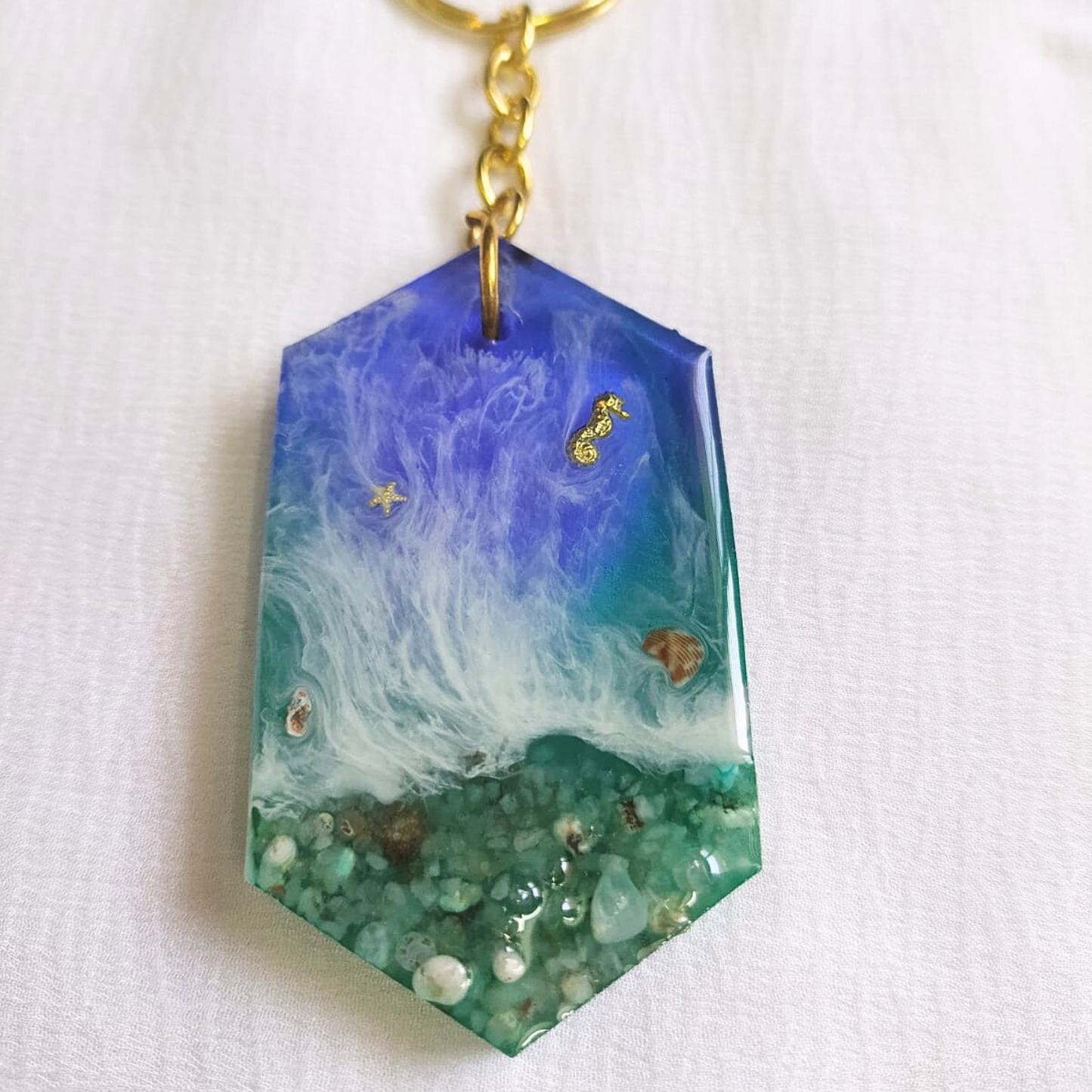 Mystic Ocean - Resin Keychain