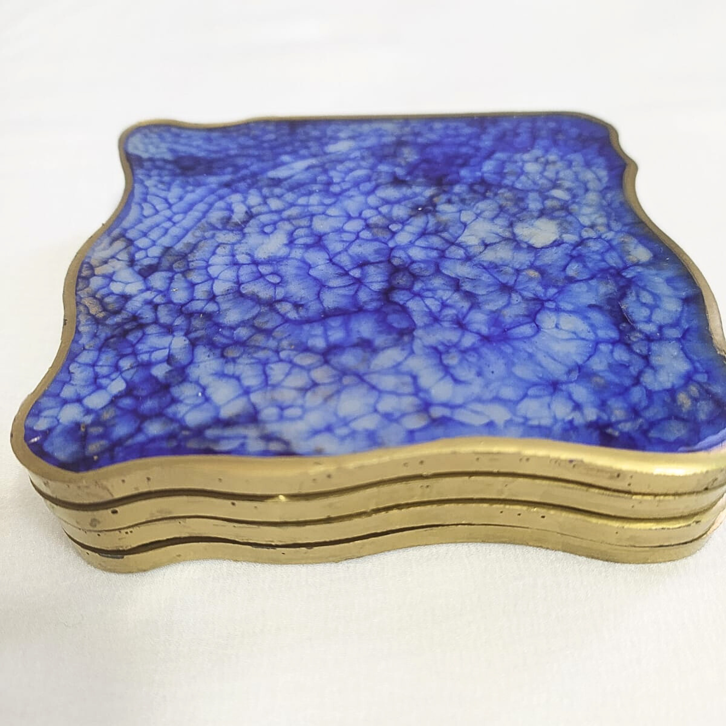 Marble Mist Resin Coaster Set (Set of 4)