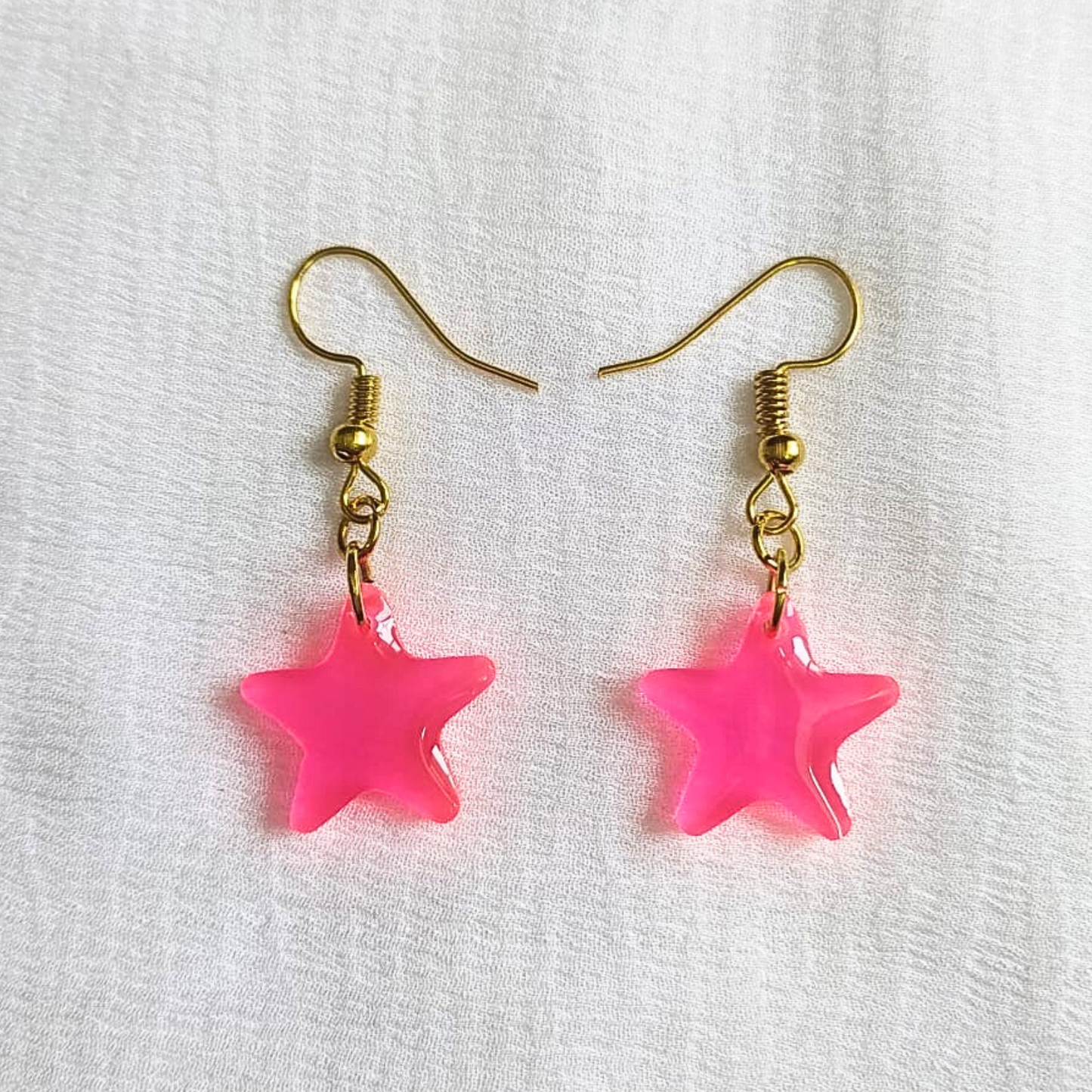 Celestial Pink - Resin Earrings
