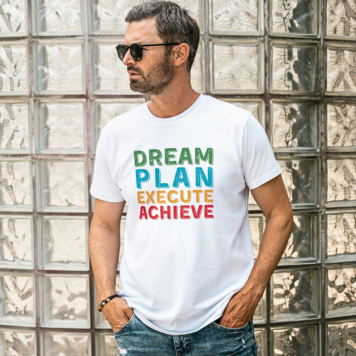 Dream, Plan, Execute, Achieve - Men's T Shirt