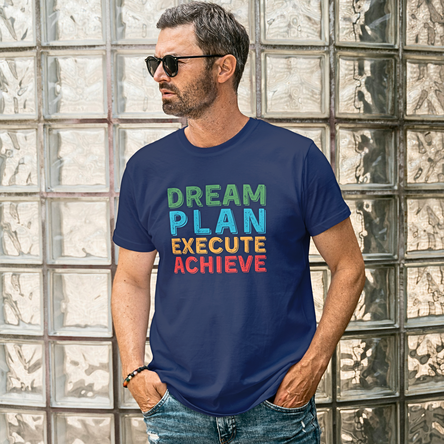 Dream, Plan, Execute, Achieve - Men's T Shirt