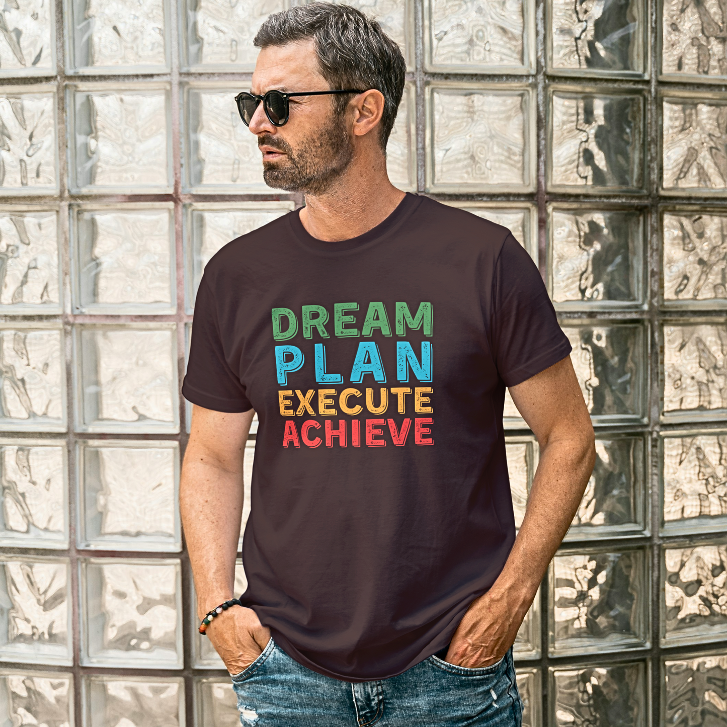 Dream, Plan, Execute, Achieve - Men's T Shirt