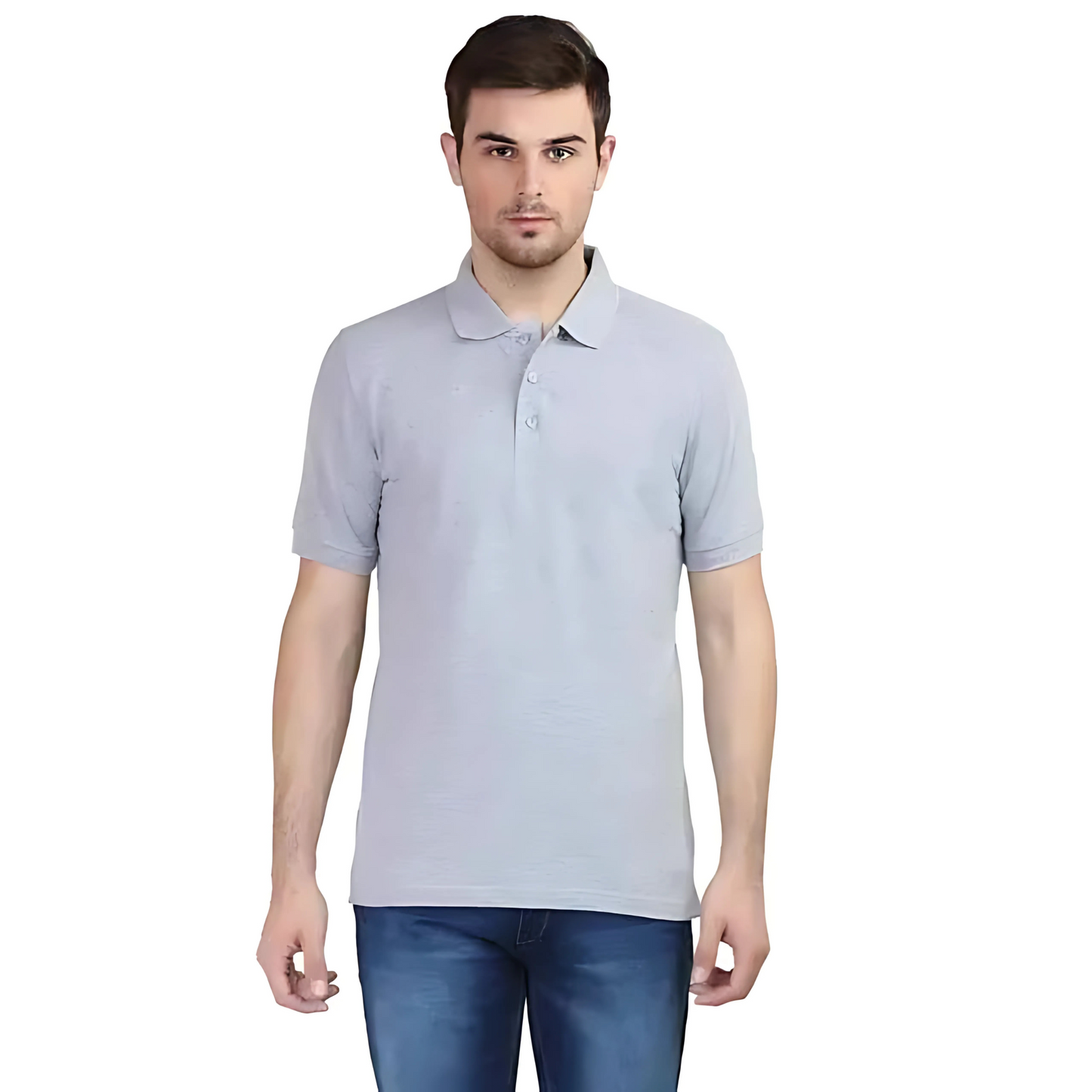 Men's Plain Polo T Shirt