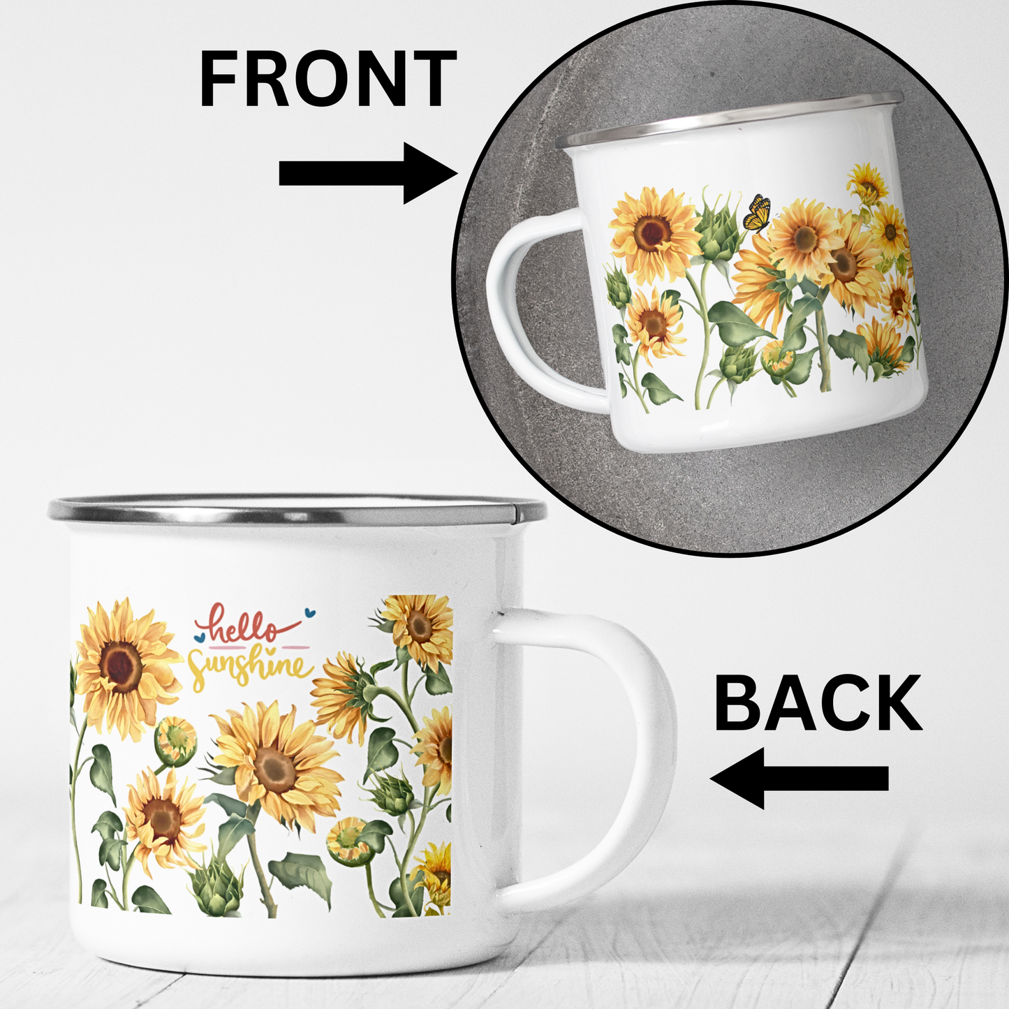 Hello Sunshine - Enamel Mug