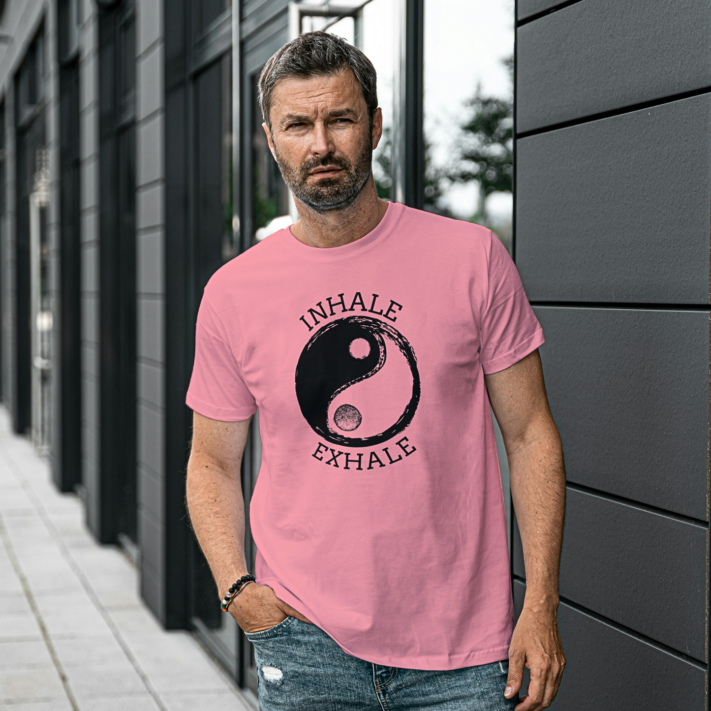 Yin Yang Inhale Exhale - Unisex T Shirt