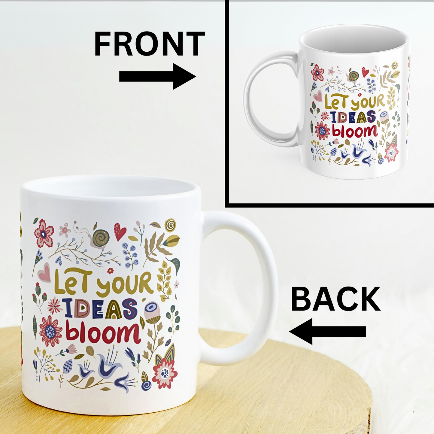 Let Your Ideas Bloom - Ceramic Mug
