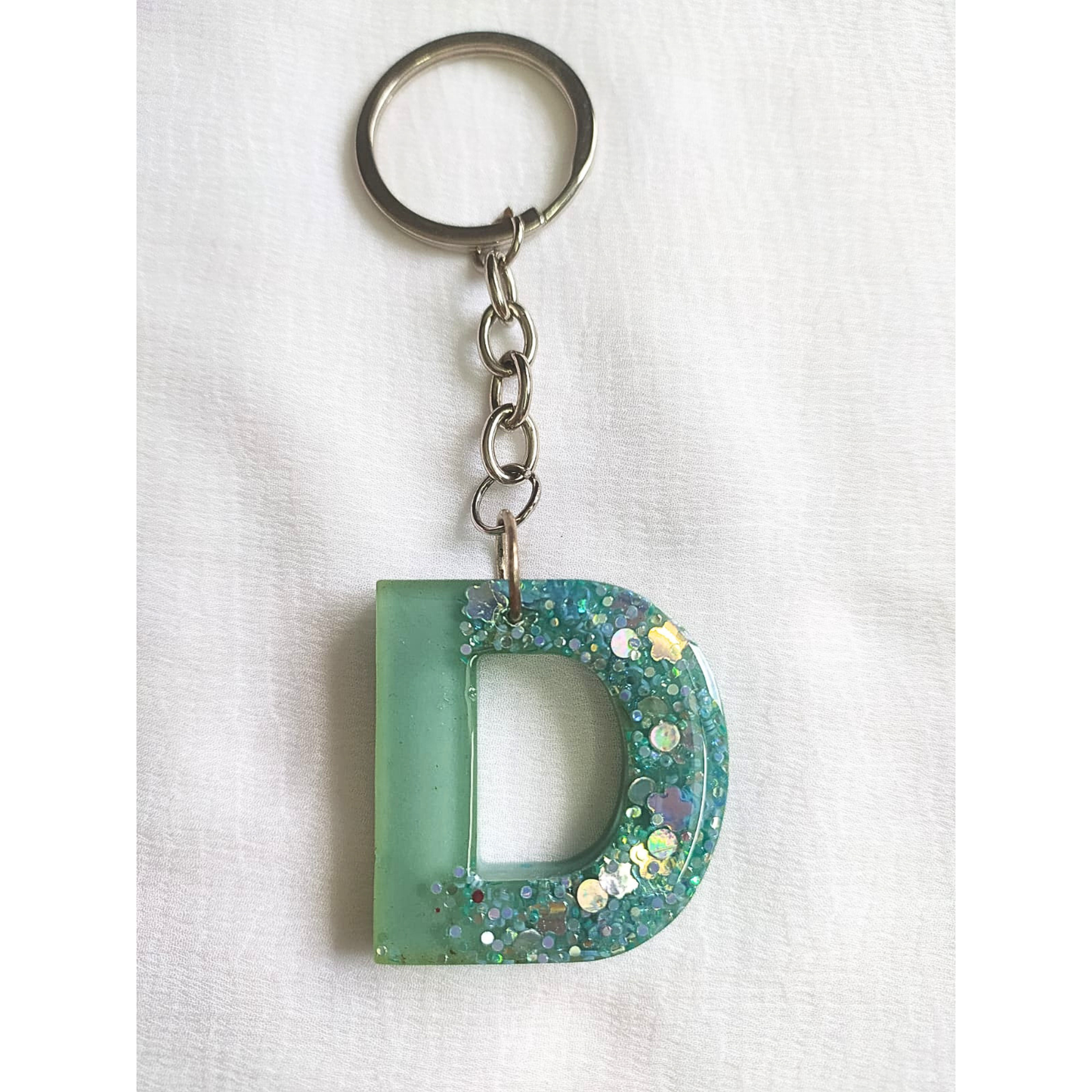 Alphabet D - Resin Keychain