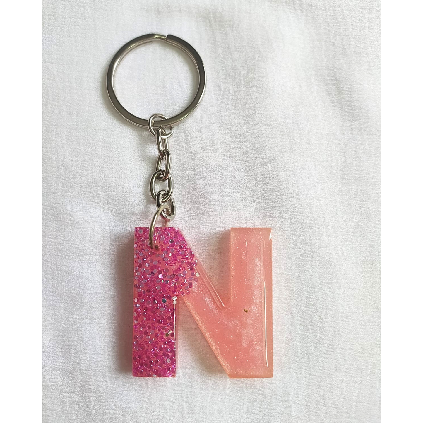 Alphabet N - Resin Keychain
