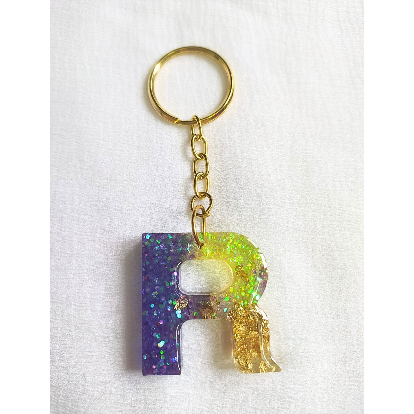 Alphabet R - Resin Keychain