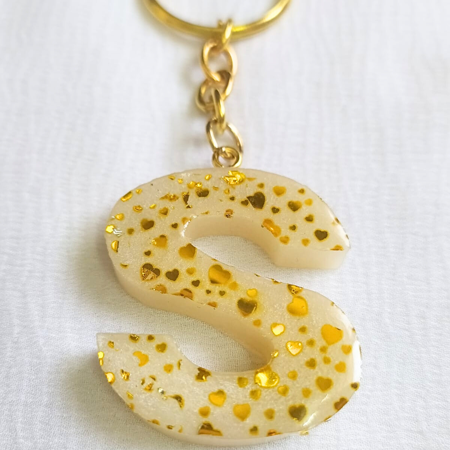 Alphabet S - Resin Keychain