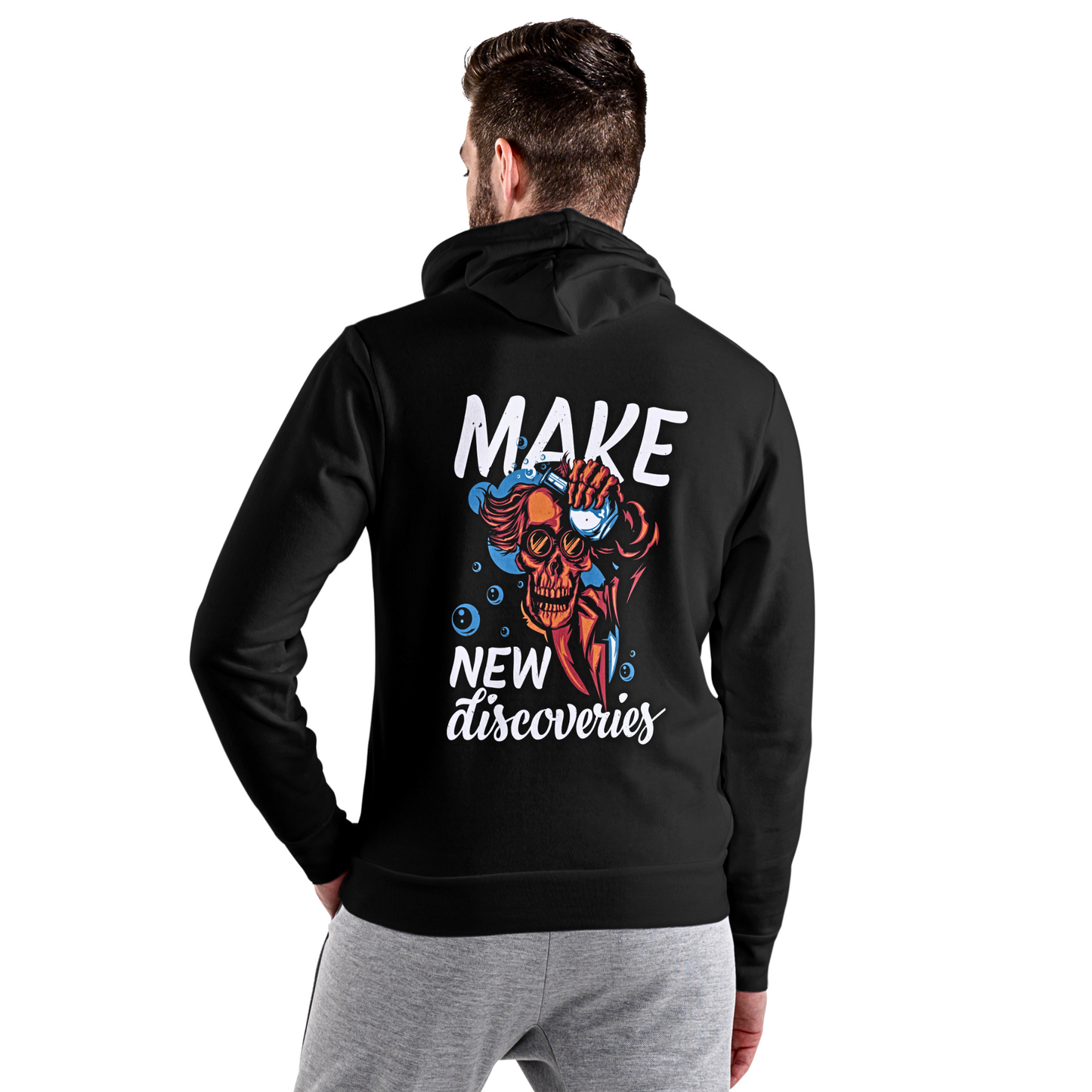 Make New Discoveries - Men's Hoodie