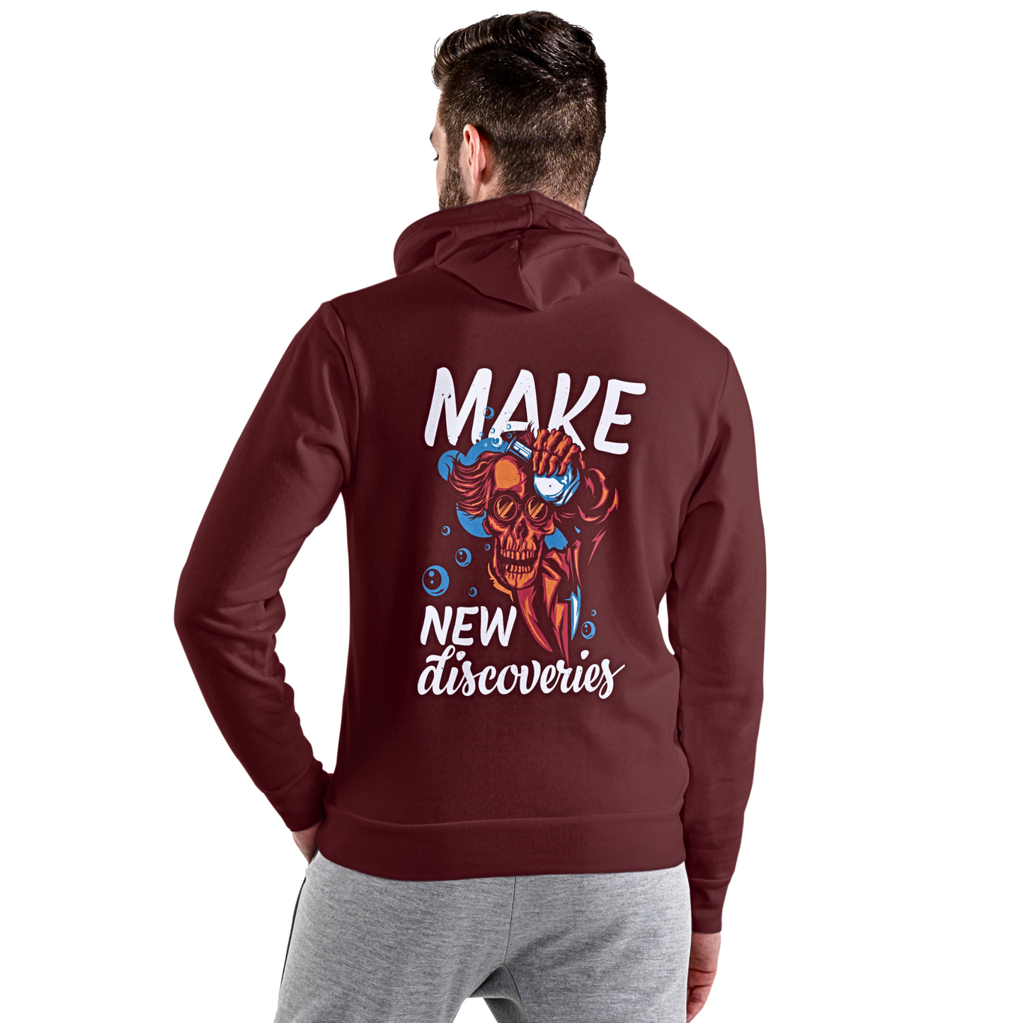 Make New Discoveries - Men's Hoodie