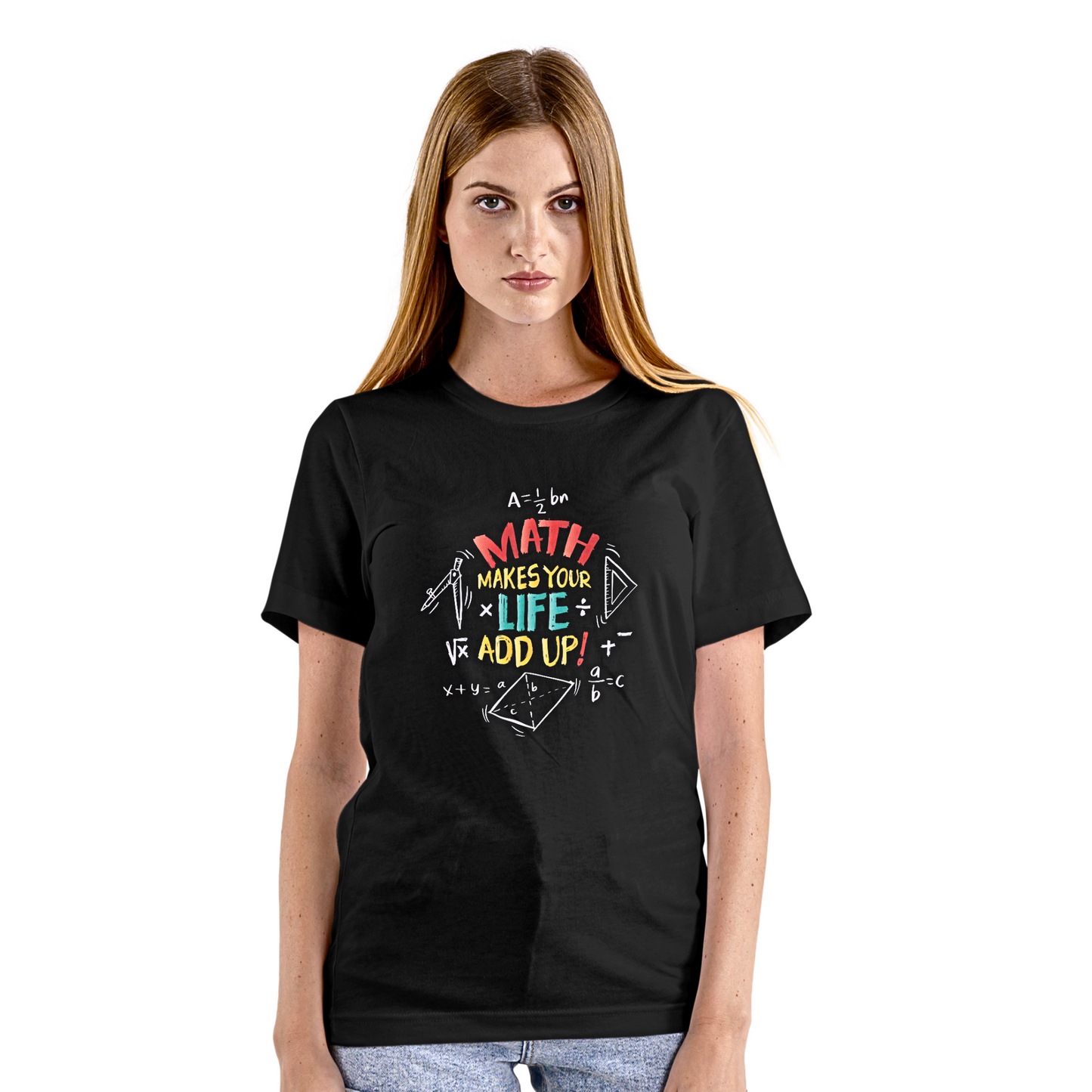 Math Makes Your Life Add Up - Unisex Oversized T Shirt