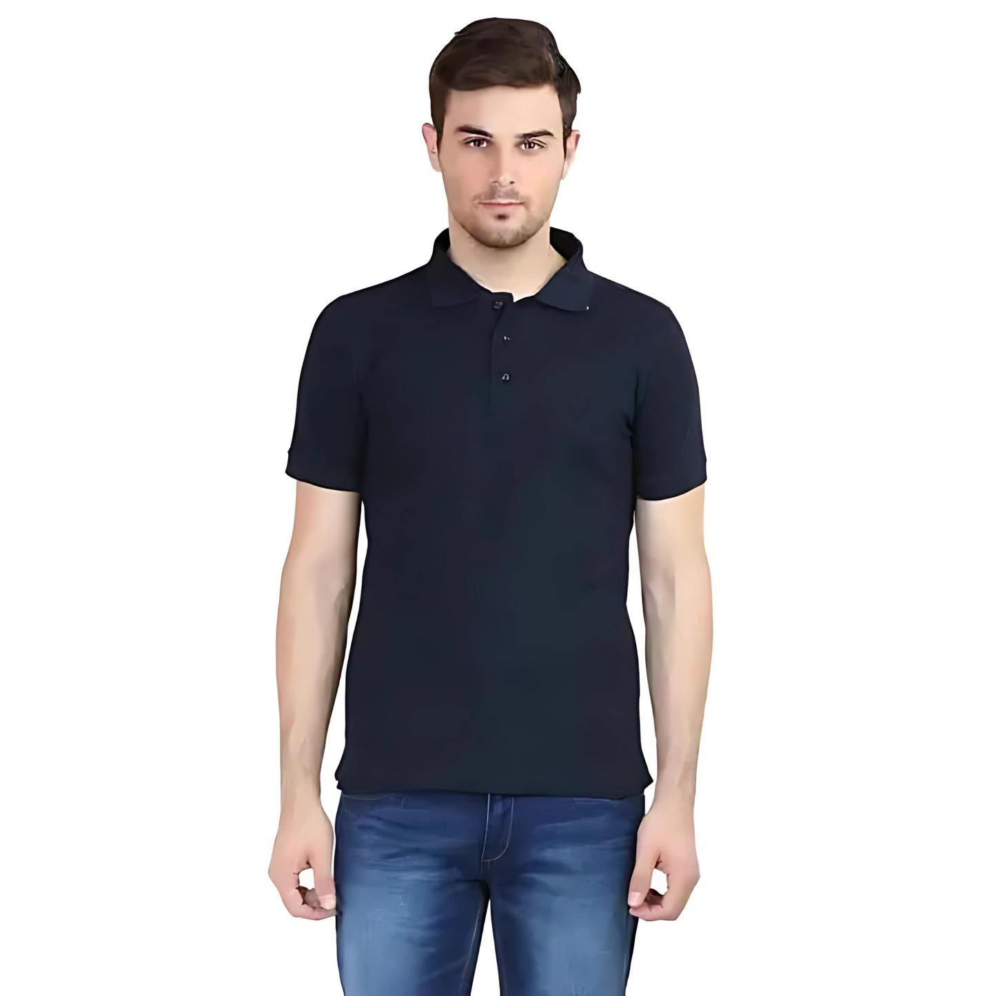 Men's Plain Polo T Shirt