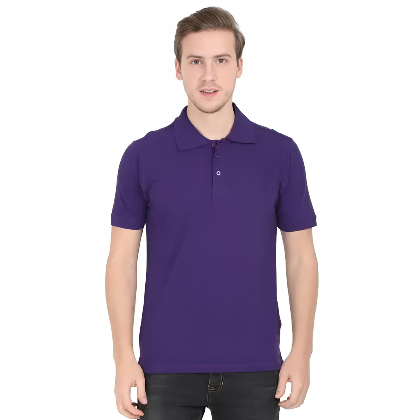 Men's Plain Polo T Shirt