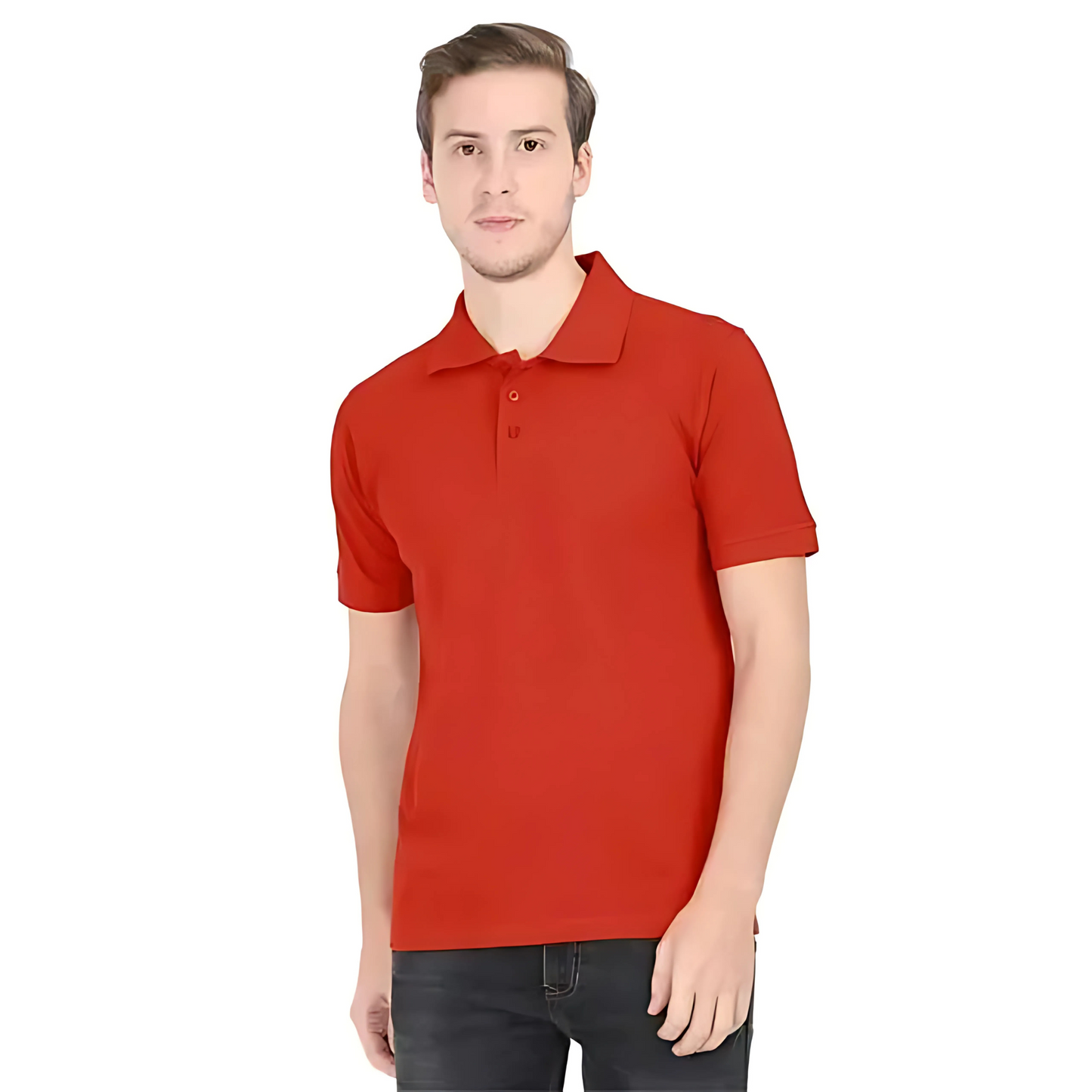 Men's Plain Polo T Shirt