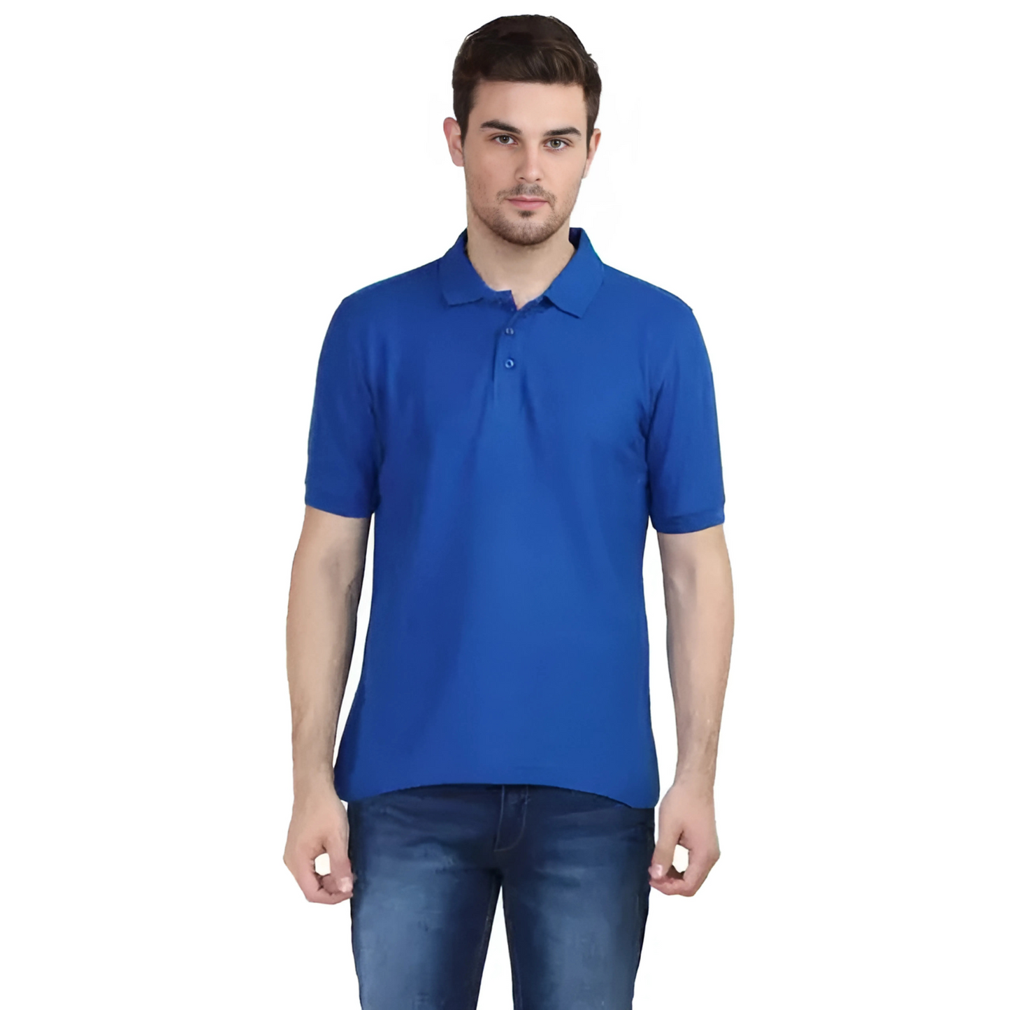 Men's Plain Polo T Shirt