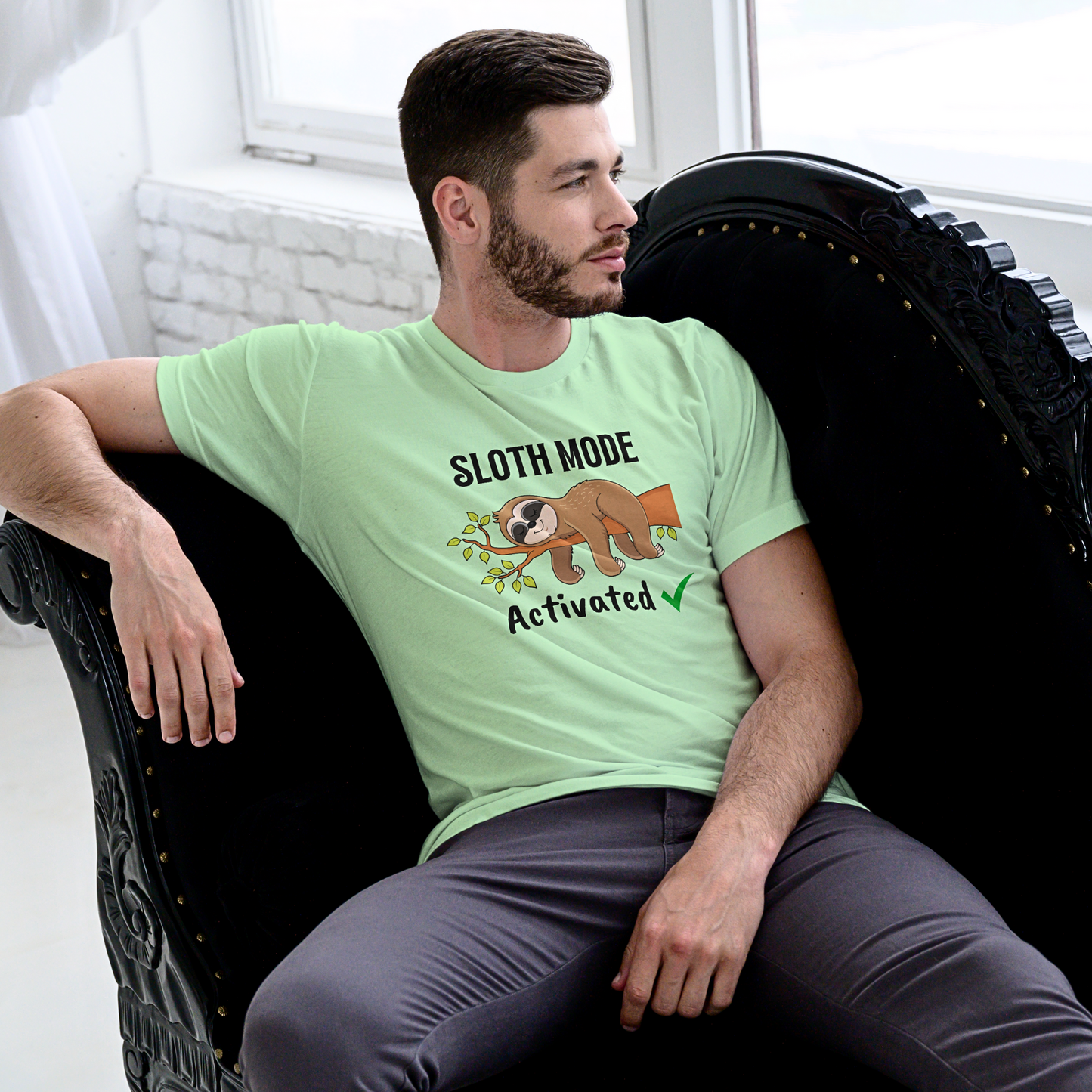 Sloth Mode Activated - Men's T Shirt