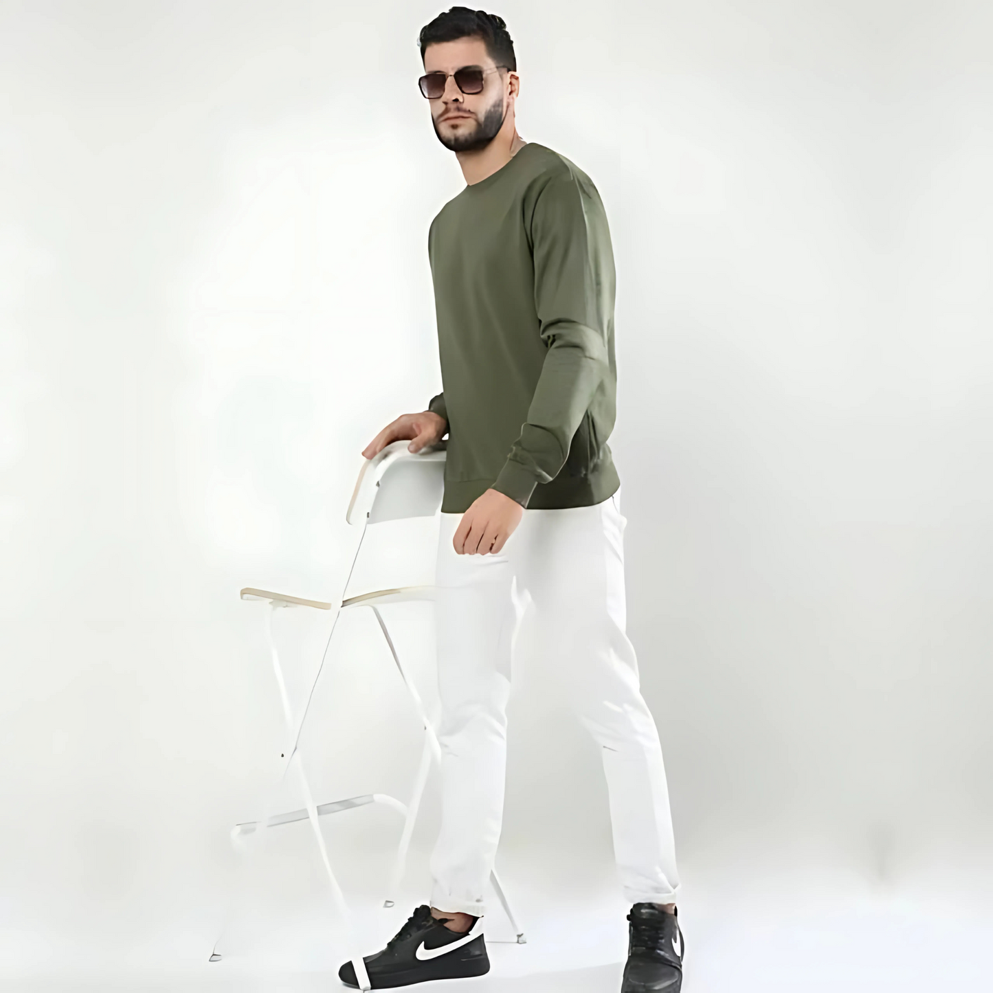 Unisex Plain Sweatshirt