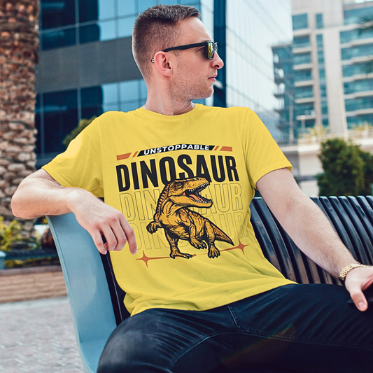 Unstoppable Dinosaur - Men's T Shirt