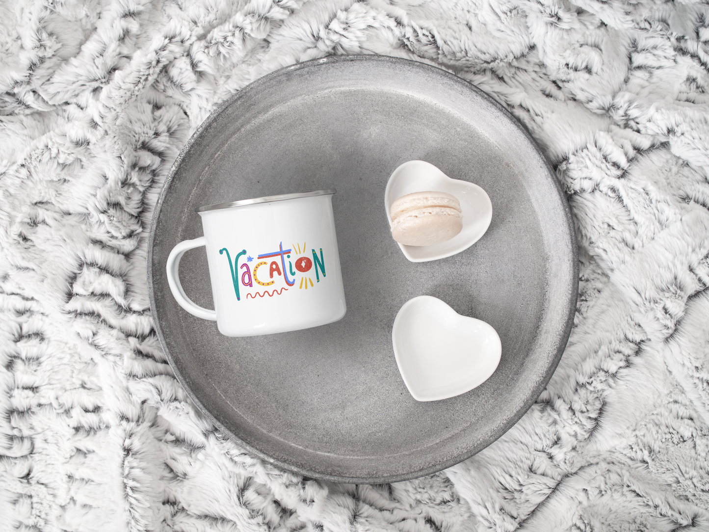 Vacation - Enamel Mug